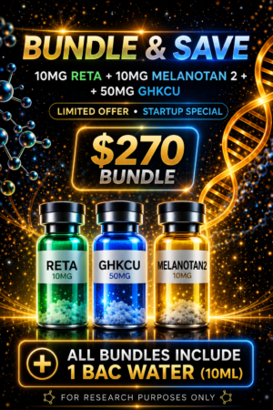 Apex Triple Stack / Reta 10mg + GHK-Cu 50mg + MT2 10MG
